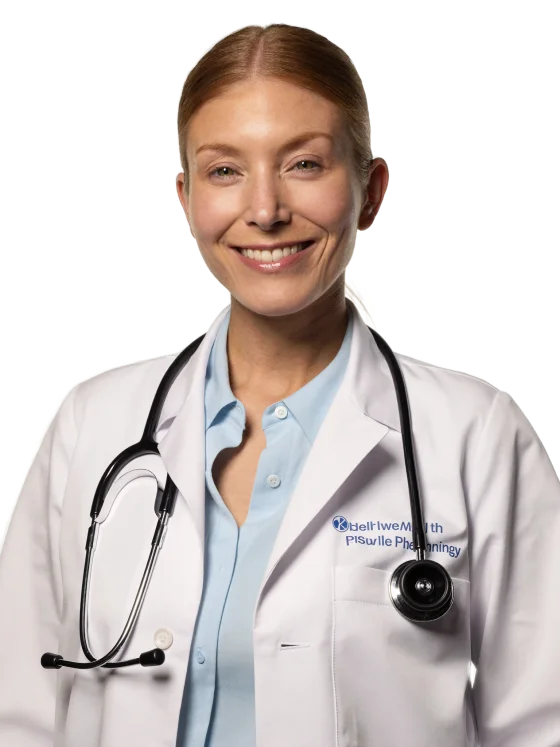 A physician on the care team