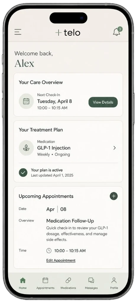 The Telo member app